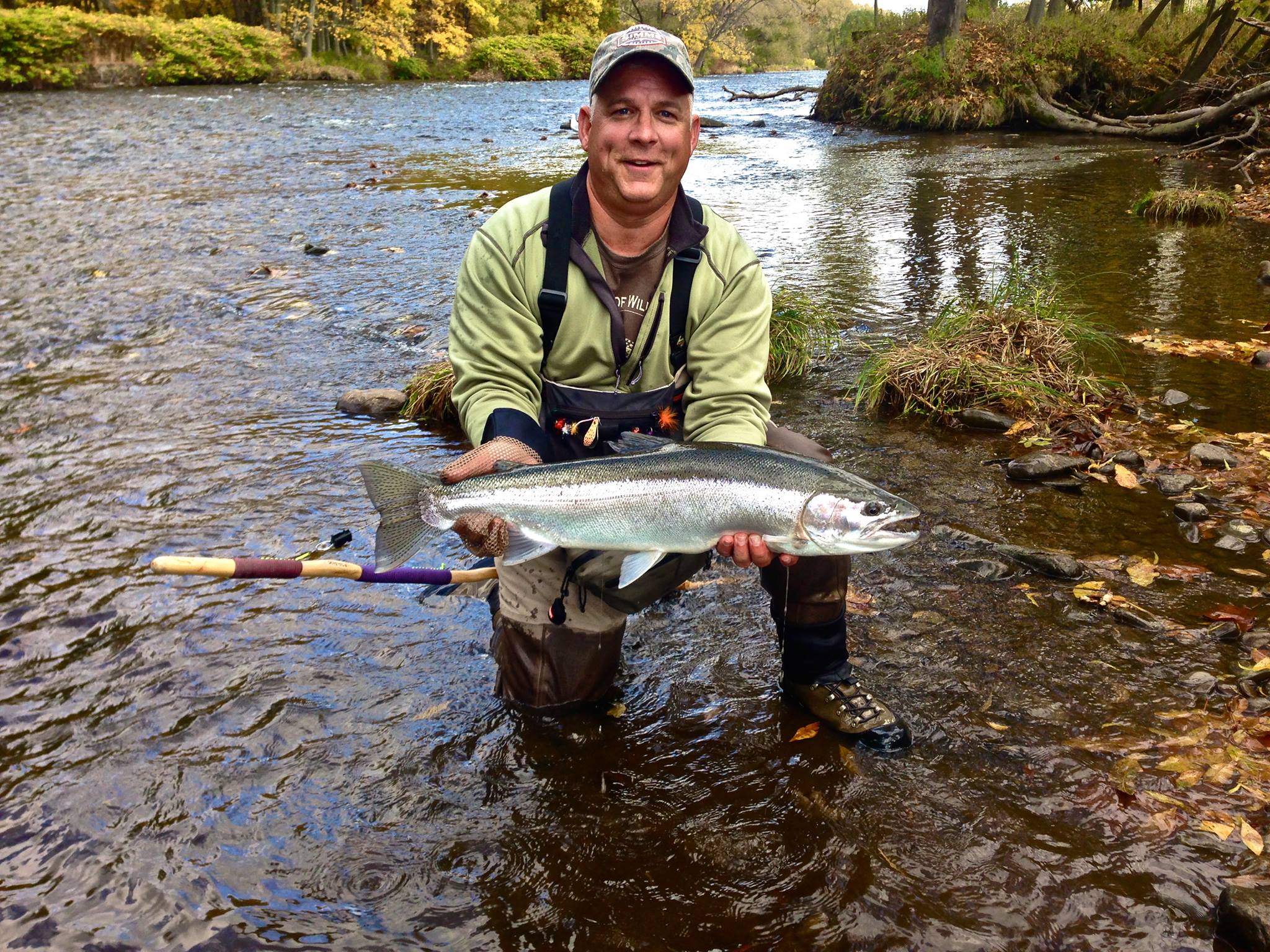 Steelhead Fishing on the Salmon River in Pulaski NY.